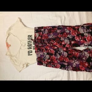 Floral loose pant (FREE SHIRT)